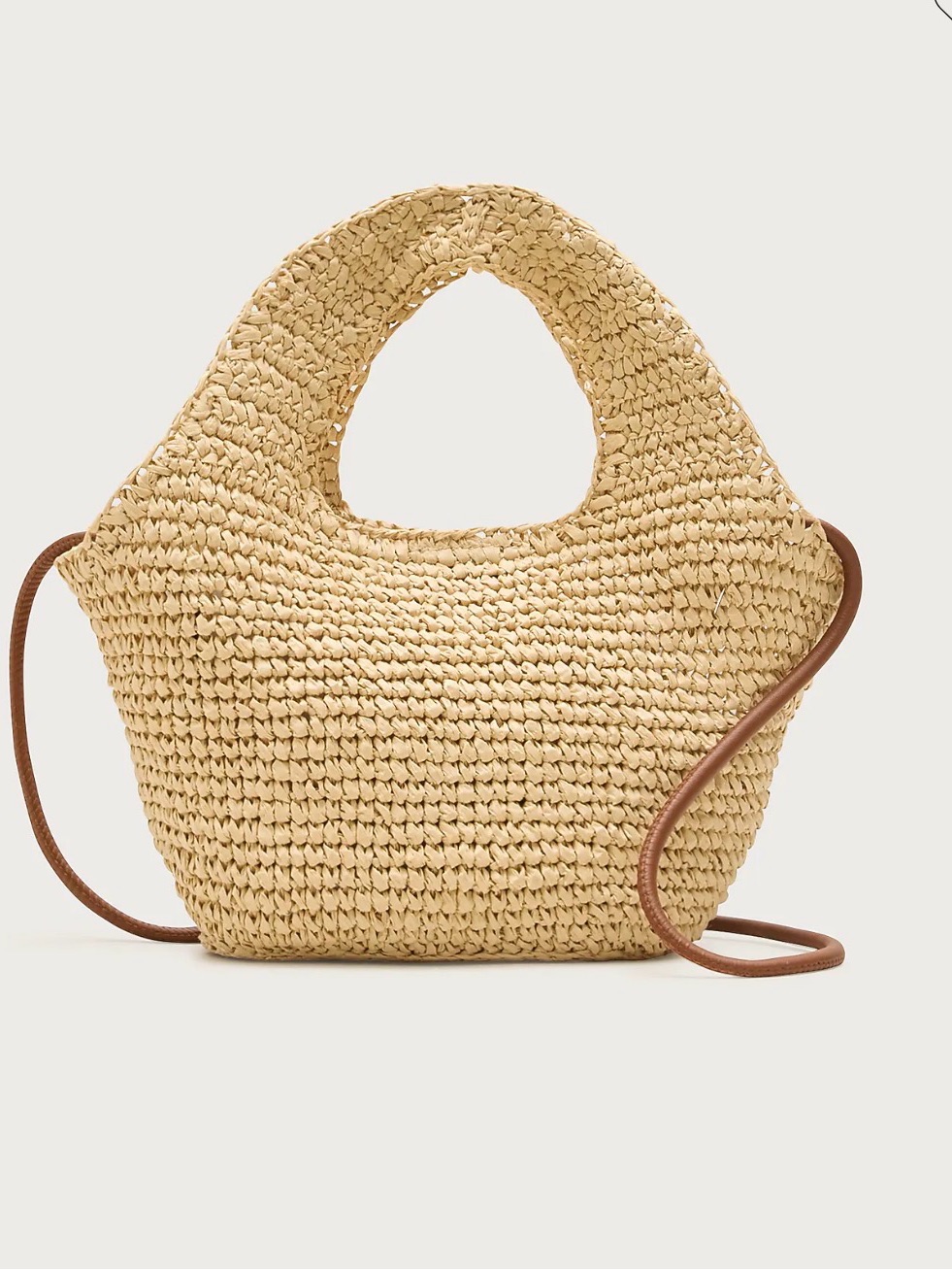 J. Crew Small Handknotted Straw Tote